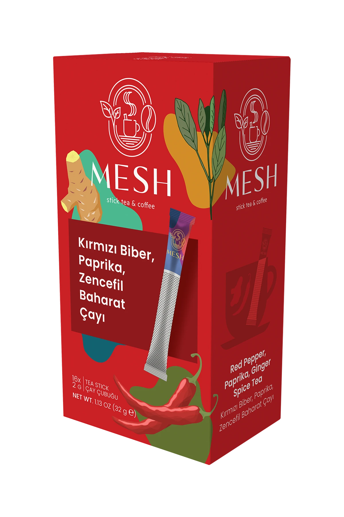 Baharat Çayı, 16'lı Mesh Stick kutusu