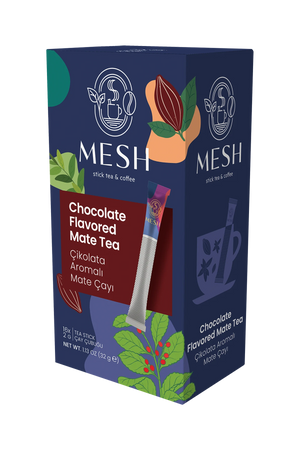Çikolata Aromalı Mate Çayı, 16'lı Mesh Stick kutusu