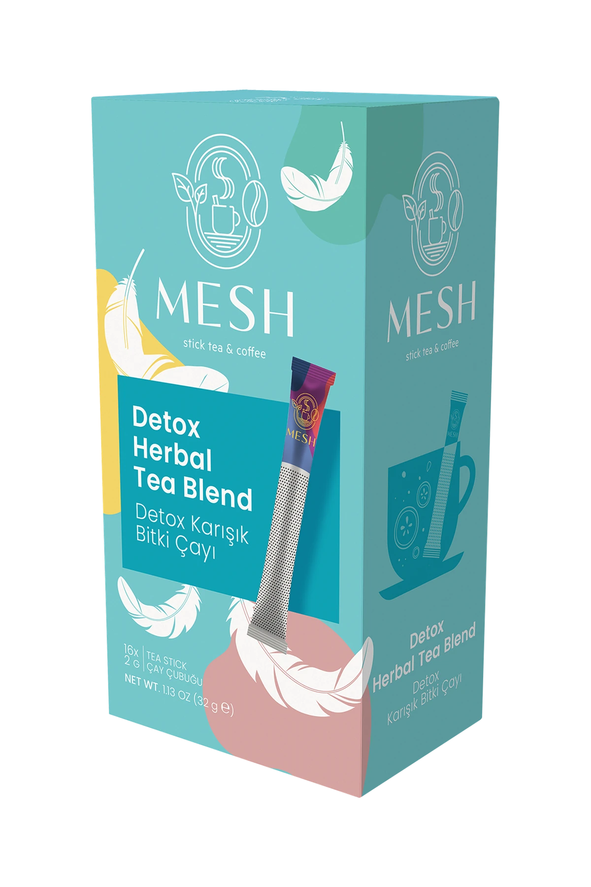 Detox Karışık Bitki Çayı, 16'lı Mesh Stick kutusu