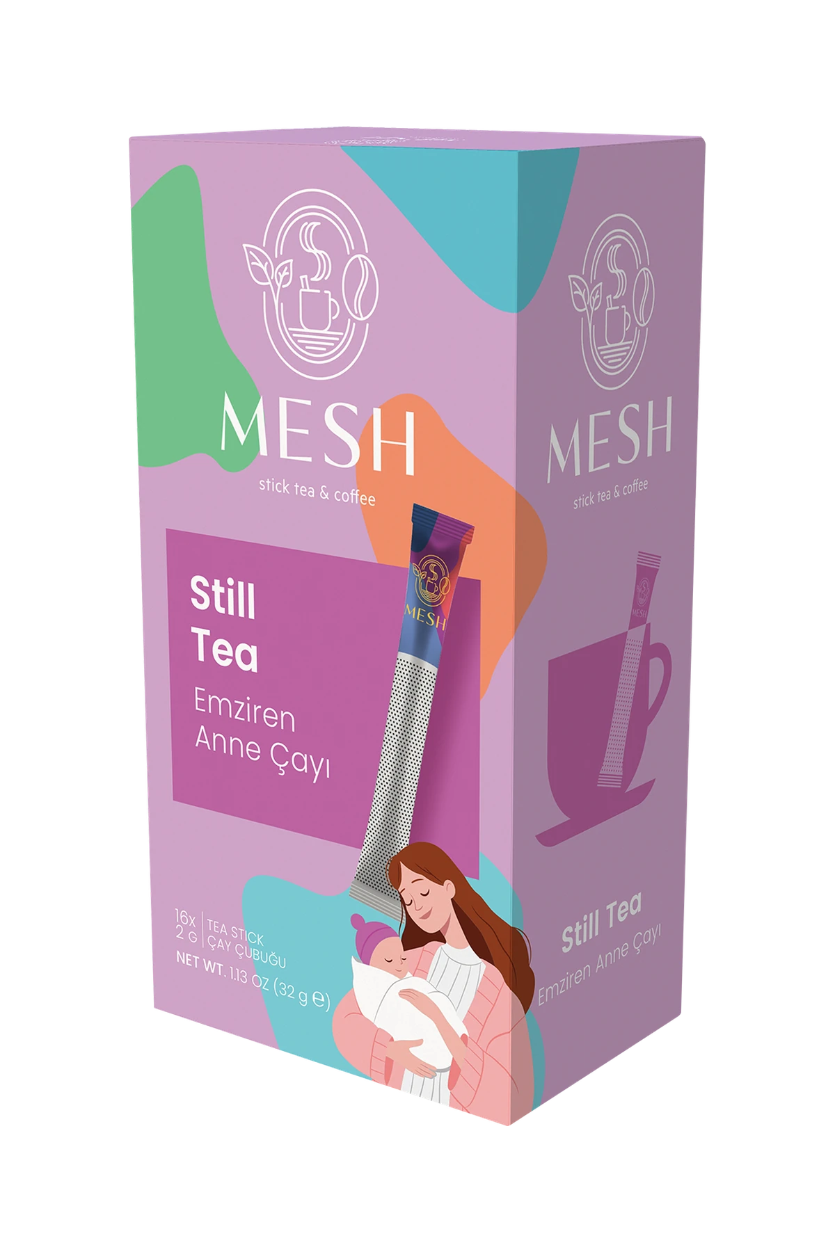 Emziren Anne Çayı, 16'lı Mesh Stick kutusu
