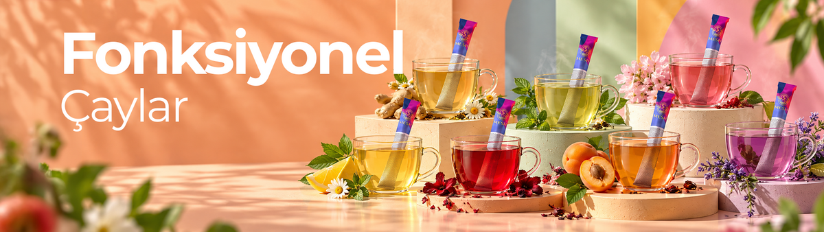 Fonksiyonel Çaylar: Mesh Stick'leriyle demlenen karışım bitki çayları