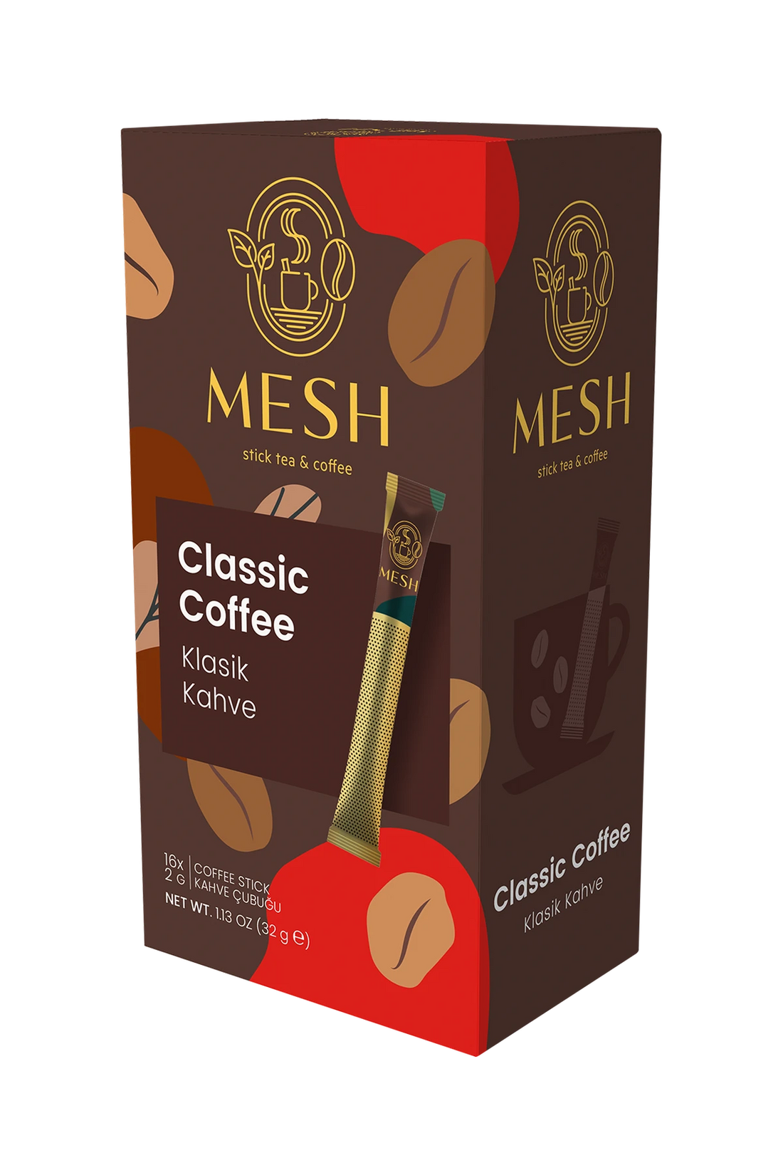 Klasik Kahve, 16'lı Mesh Stick kutusu