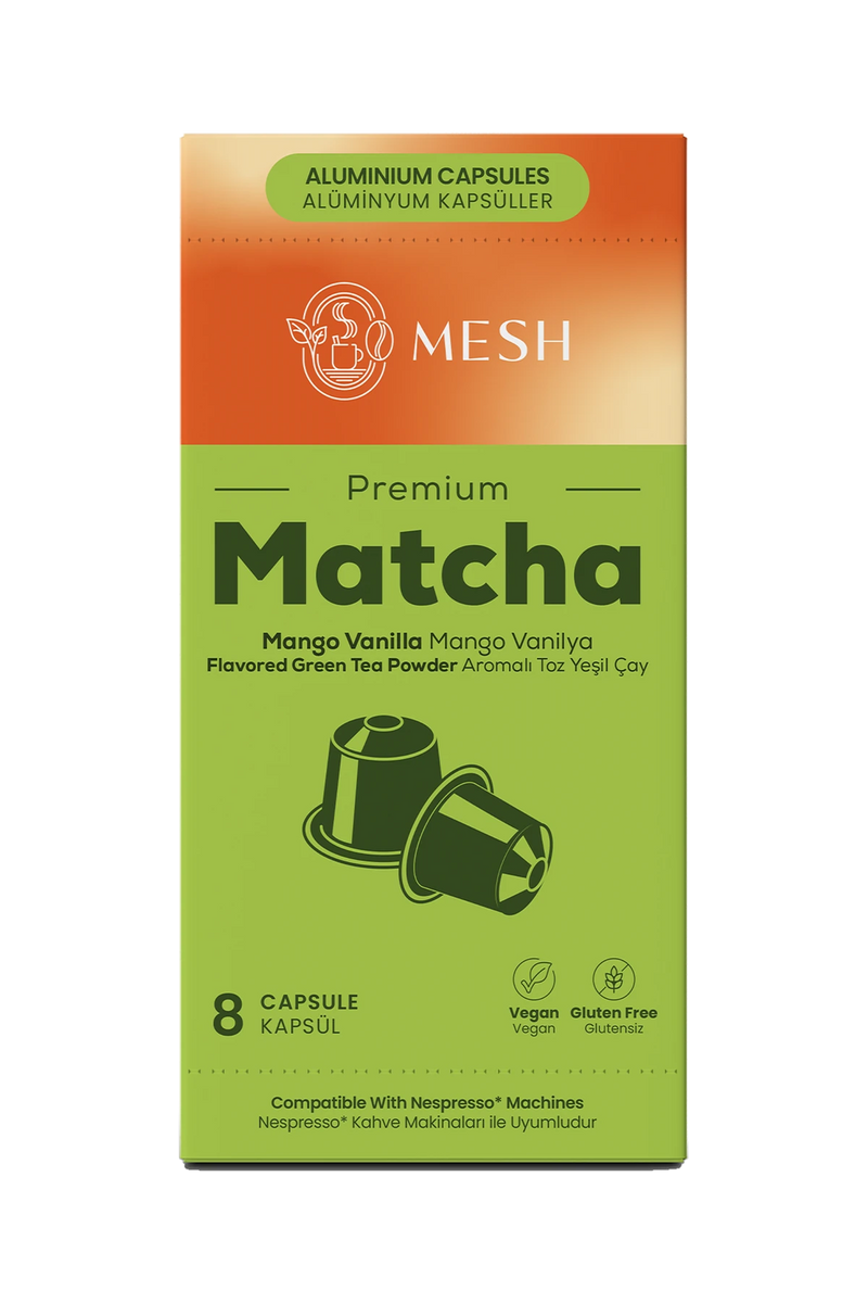 Mango Vanilya Aromalı Matcha Kapsül