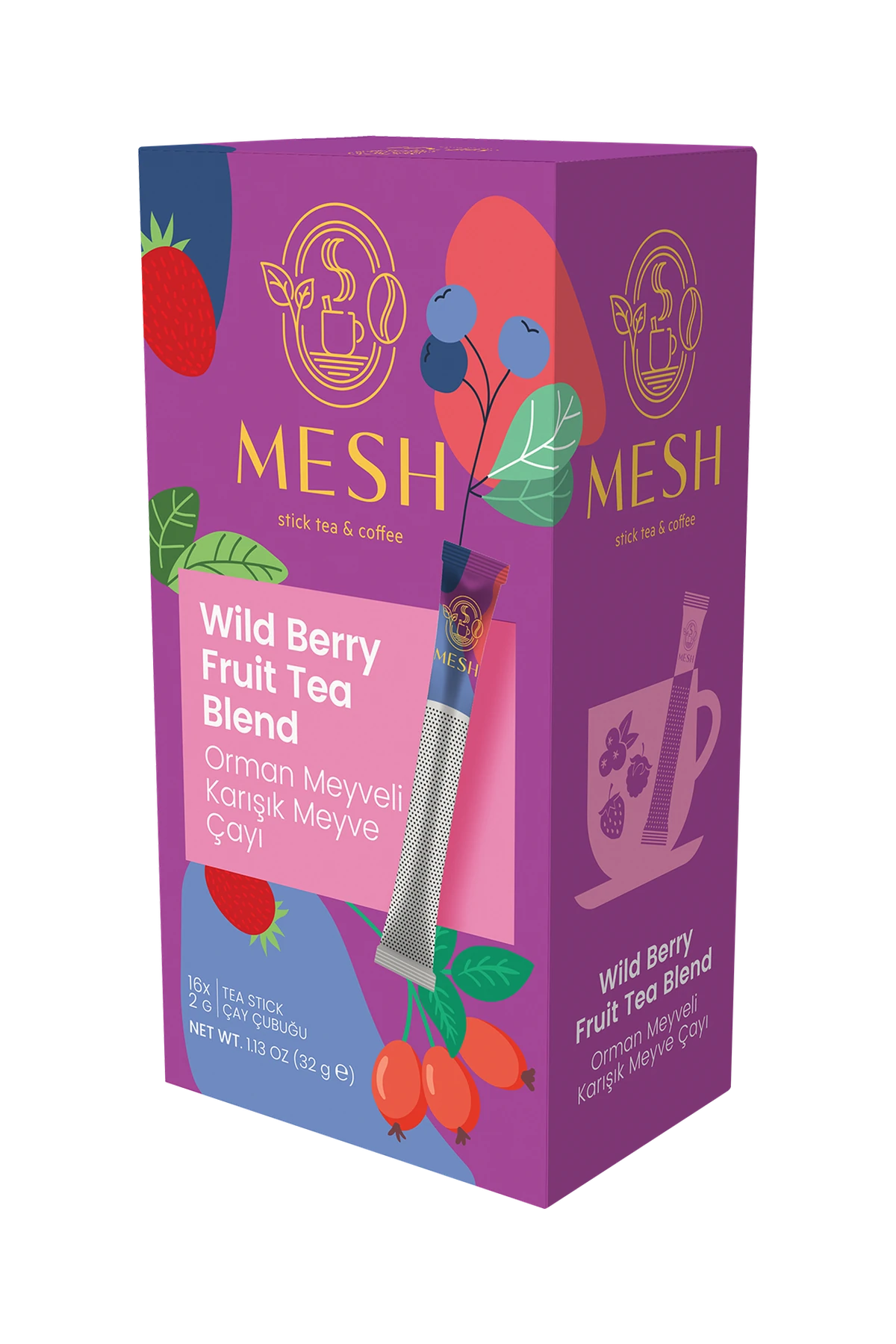 Orman Meyveli Karışık Meyve Çayı, 16'lı Mesh Stick kutusu