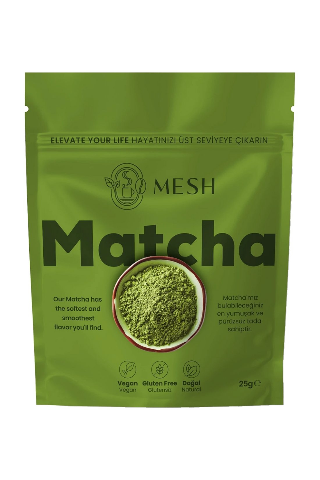 Saf Matcha, Mesh Matcha kilitli paketi