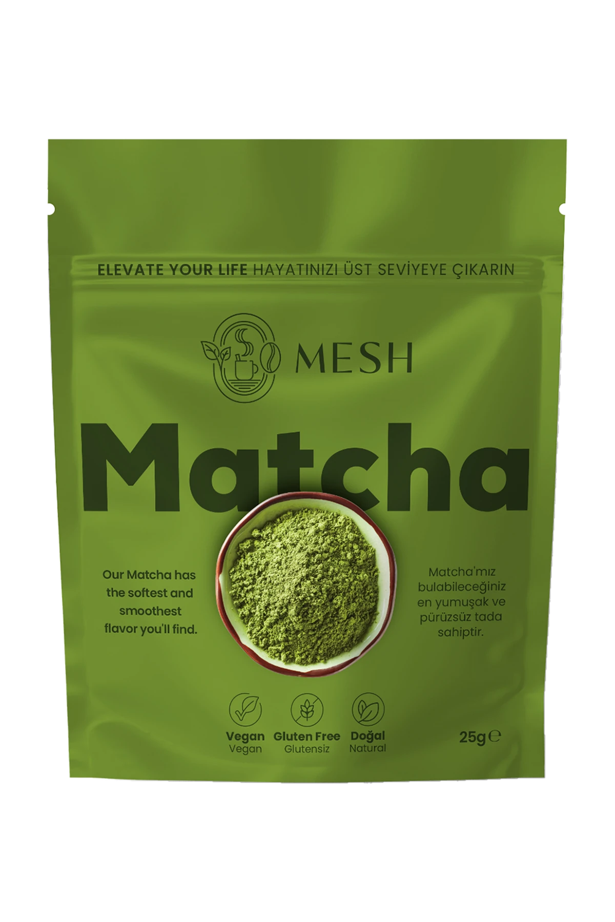 Saf Matcha, Mesh Matcha kilitli paketi