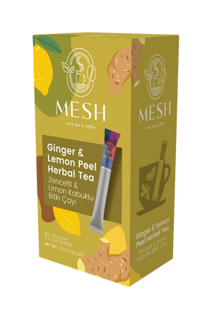 Zencefil & Limon Kabuklu Bitki Çayı, 16'lı Mesh Stick kutusu